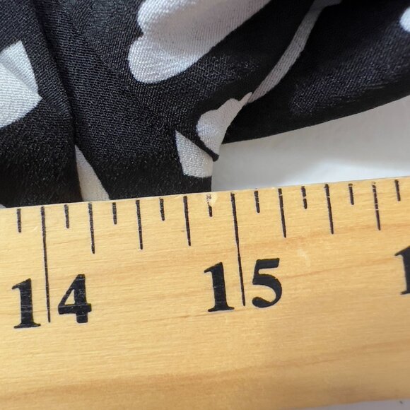 PrettyLittleThing Women’s Black Seed Print Mini Dress  4 Long Sleeve NWT - Picture 12 of 14